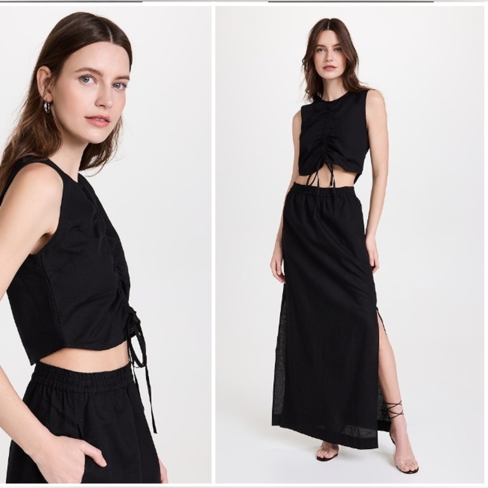 Something Navy Lightweight Maxi Skirt - Size M